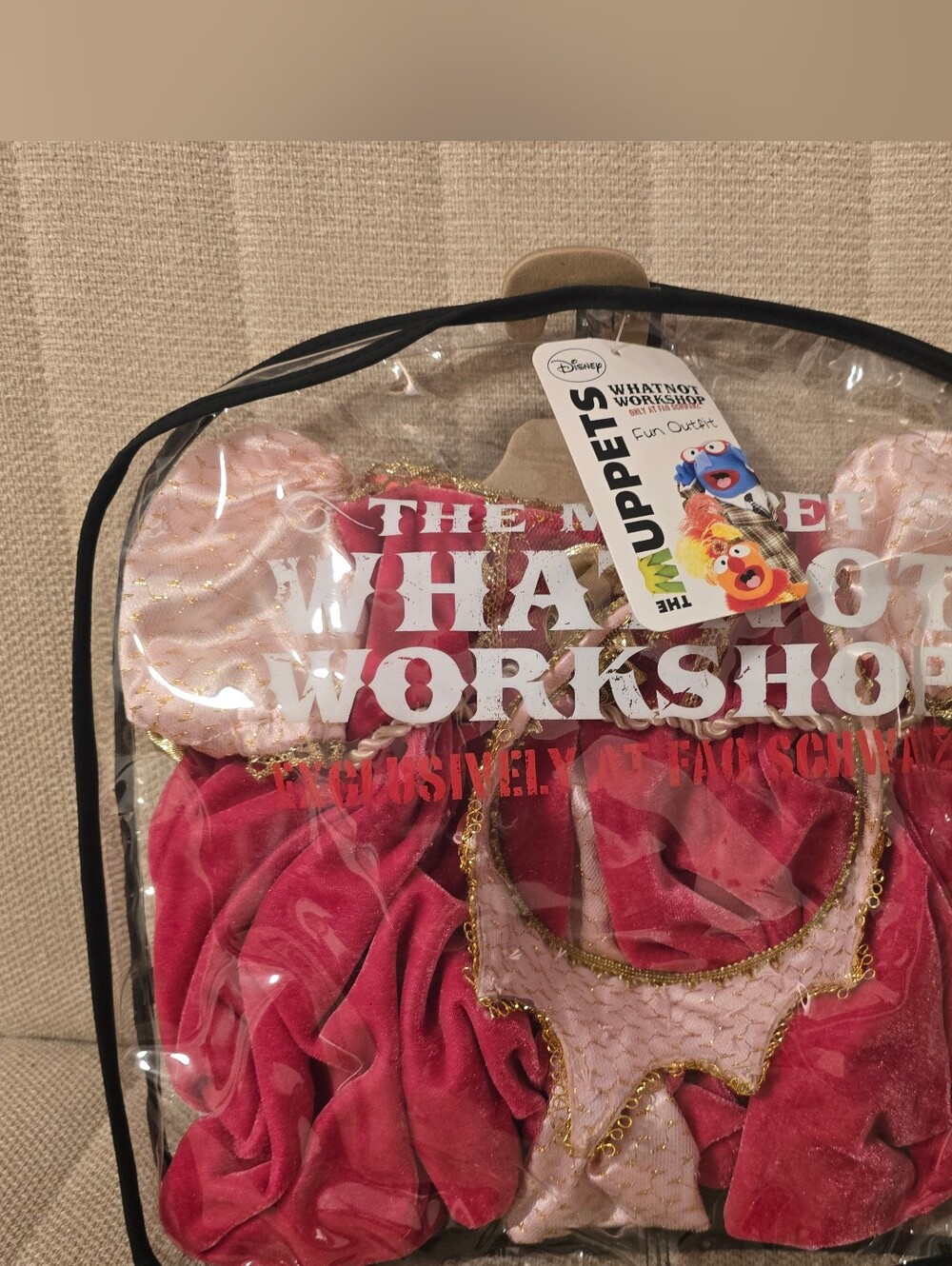 FAO Schwarz The Muppets Whatnot Workshop Pink Princess Outfit Disney